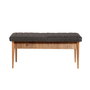 Hanah Home Banco Vina Anthracite, Atlantic Pino 110x48x40cm